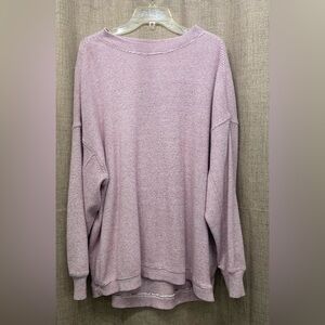 Aerie Soft Pink Knit Top